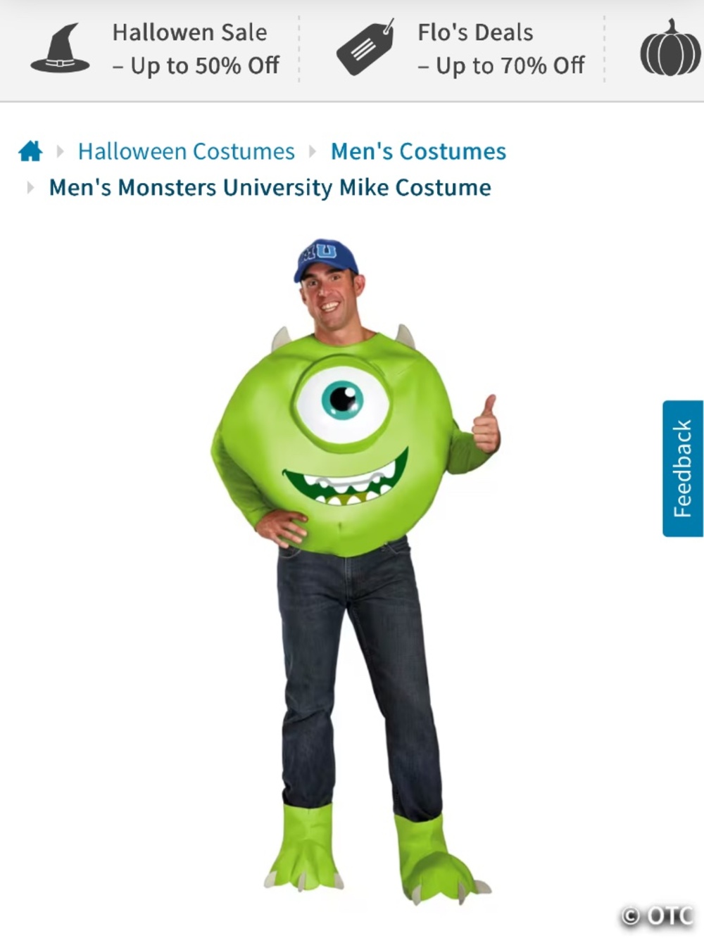 Mike Wasoski adult Halloween costume